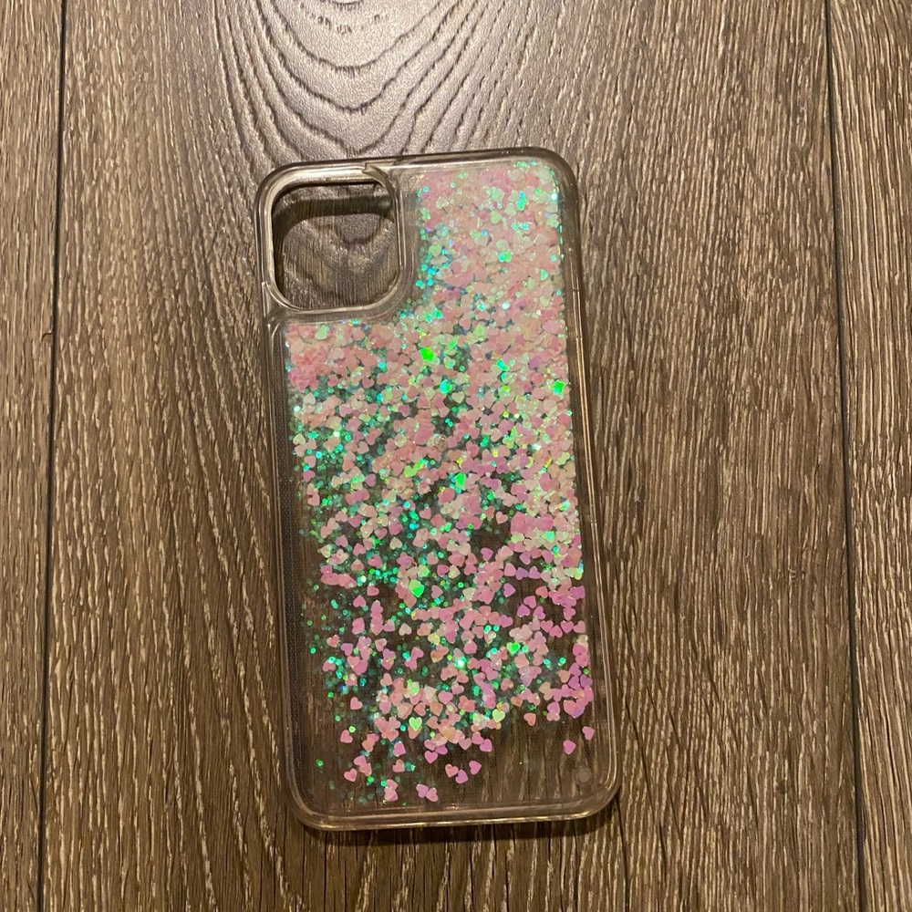 Heart glittery case